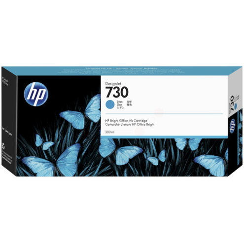 ORIGINAL HP 730 Tintenpatrone cyan 300,00 ml (P2V68A)