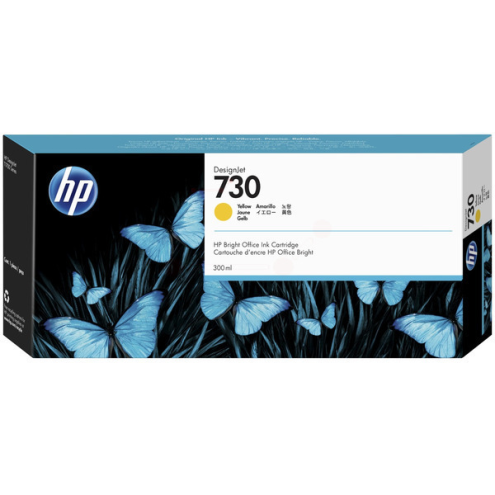 ORIGINAL HP 730 Tintenpatrone gelb 300,00 ml (P2V70A)