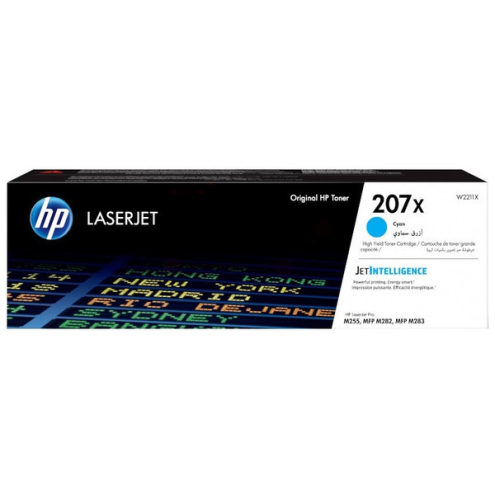 ORIGINAL HP 207X Tonerkartusche cyan High-Capacity 2.450 Seiten (W 2211 X)