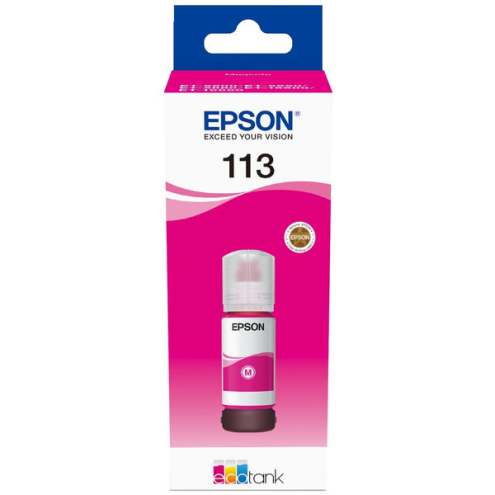 ORIGINAL EPSON 113 Tintenflasche magenta 6.000 Seiten, 70,00 ml (C 13 T 06B340)