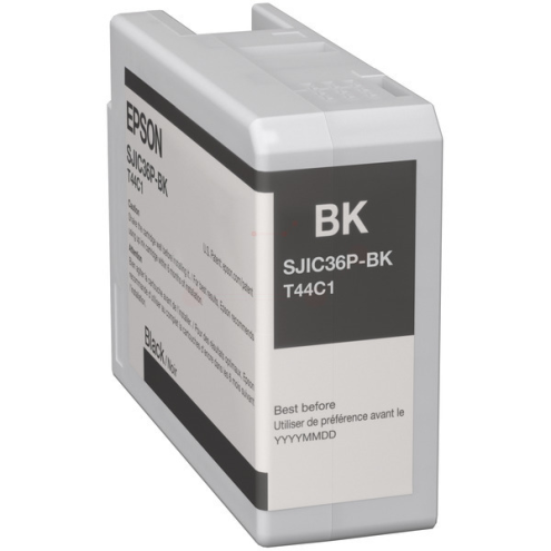 ORIGINAL EPSON SJIC36PK Tintenpatrone schwarz 80,00 ml (C 13 T 44C140)