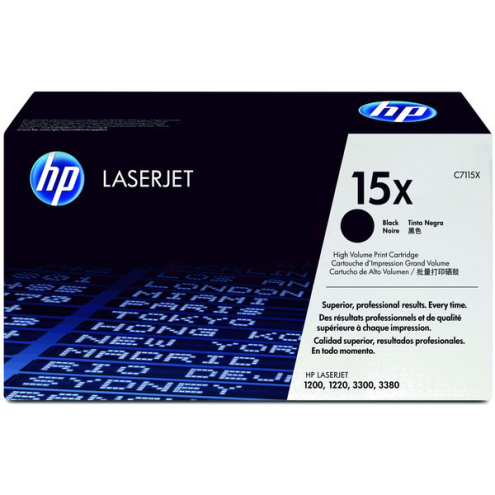 ORIGINAL HP 15X Tonerkartusche schwarz 3.500 Seiten (C 7115 X)