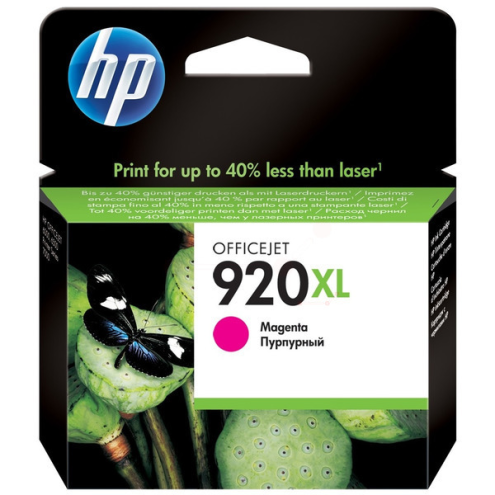 ORIGINAL HP 920XL Tintenpatrone magenta High-Capacity 700 Seiten, 6,00 ml (CD 973 AE)
