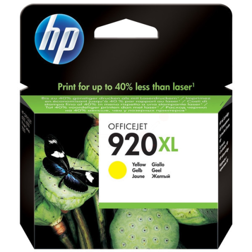 ORIGINAL HP 920XL Tintenpatrone gelb High-Capacity 700 Seiten, 6,00 ml (CD 974 AE)