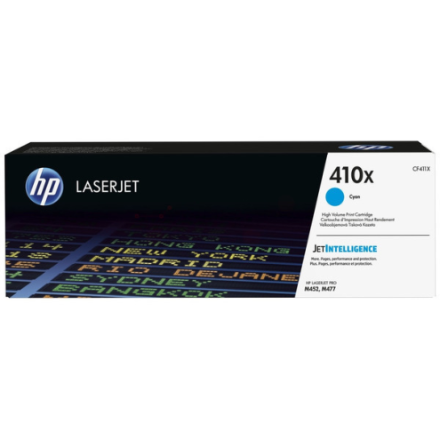 ORIGINAL HP 410X Tonerkartusche cyan High-Capacity 5.000 Seiten (CF 411 X)