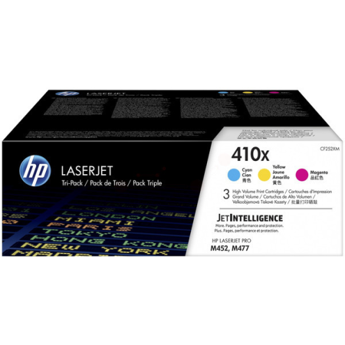 ORIGINAL HP 410X Tonerkartusche MultiPack C,M,Y 5.000 Seiten, VE=3 (CF 252 XM)