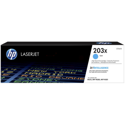 ORIGINAL HP 203X Tonerkartusche cyan High-Capacity 2.500 Seiten (CF 541 X)
