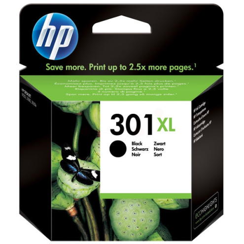 ORIGINAL HP 301XL Druckkopfpatrone schwarz High-Capacity 430 Seiten, 8,00 ml (CH 563 EE)