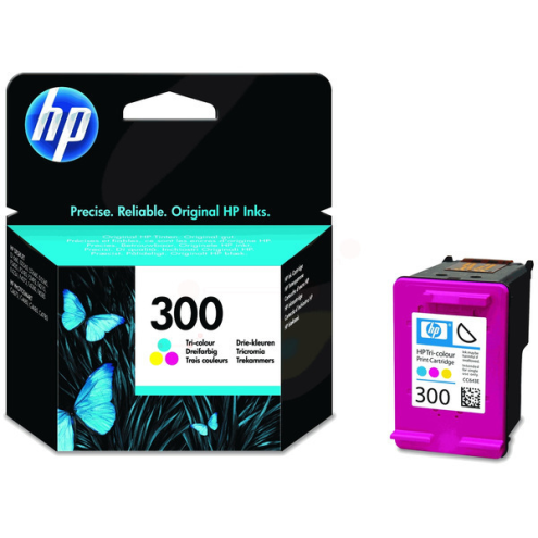 ORIGINAL HP 300 Druckkopfpatrone color 165 Seiten, 4,00 ml (CC 643 EE)