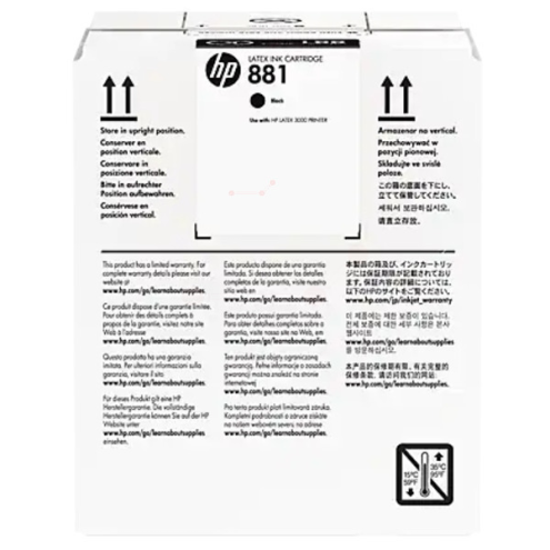 ORIGINAL HP 881 Tintenpatrone schwarz 5.000,00 ml (CR 334 A)
