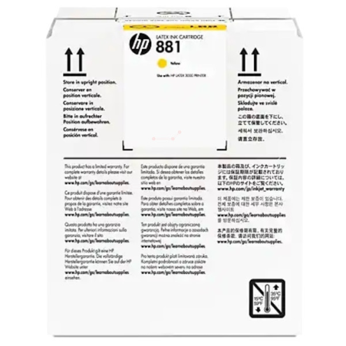 ORIGINAL HP 881 Tintenpatrone gelb 5.000,00 ml (CR 333 A)