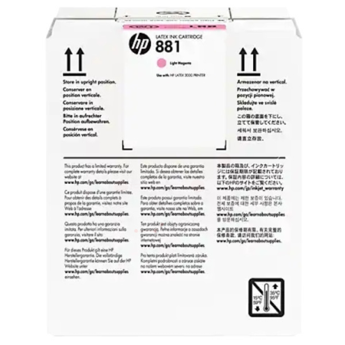 ORIGINAL HP 881 Tintenpatrone magenta hell 5.000,00 ml (CR 336 A)
