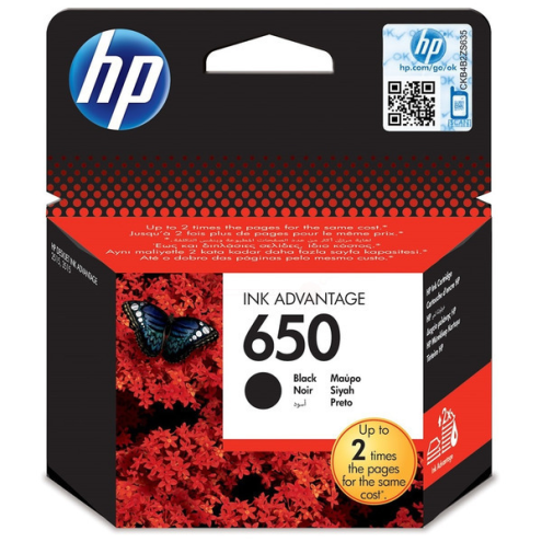 ORIGINAL HP 650 Druckkopfpatrone schwarz 360 Seiten, 13,50 ml (CZ 101 AE)