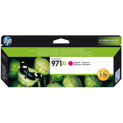 ORIGINAL HP 971XL Tintenpatrone magenta High-Capacity 6.600 Seiten, 80,50 ml (CN 627 AE)