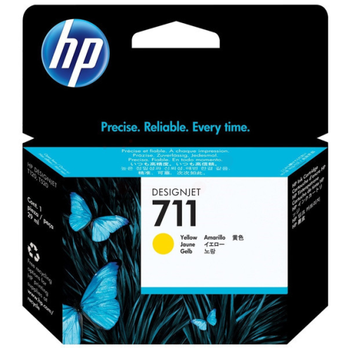 ORIGINAL HP 711 Tintenpatrone gelb 29,00 ml (CZ 132 A)