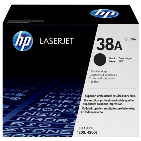 ORIGINAL HP 38A Tonerkartusche schwarz 12.000 Seiten/5% (Q 1338 A)