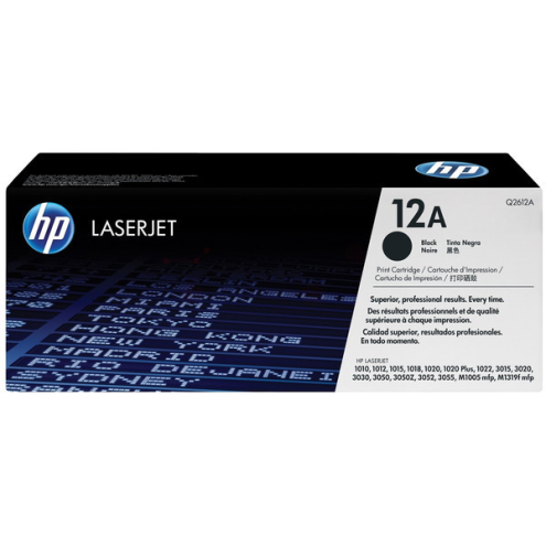 ORIGINAL HP 12A Tonerkartusche schwarz 2.000 Seiten (Q 2612 A)