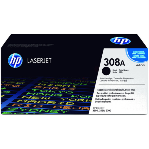 ORIGINAL HP 308A Tonerkartusche schwarz 6.000 Seiten/5% (Q 2670 A)
