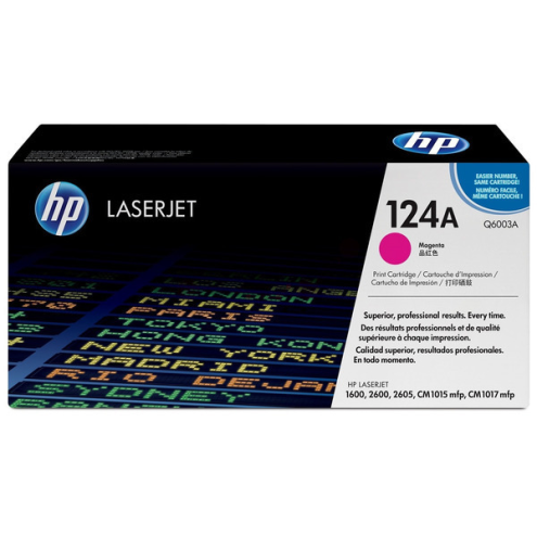 ORIGINAL HP 124A Tonerkartusche magenta 2.000 Seiten/5% (Q 6003 A)