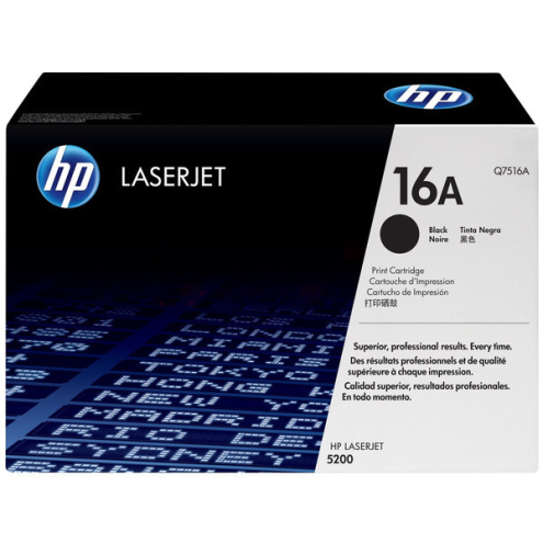 ORIGINAL HP 16A Tonerkartusche schwarz 12.000 Seiten (Q 7516 A)