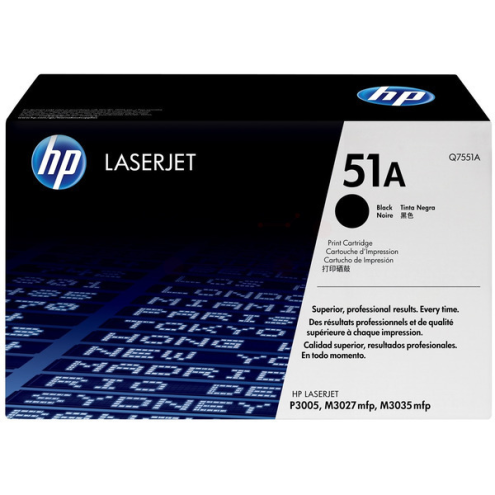 ORIGINAL HP 51A Tonerkartusche schwarz 6.500 Seiten (Q 7551 A)