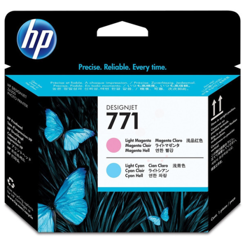ORIGINAL HP 771 Druckkopf magenta hell /cyan hell 775,00 ml (CE 019 A)