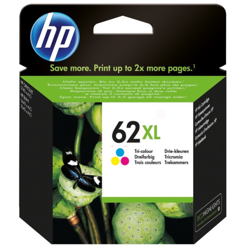 ORIGINAL HP 62XL Druckkopfpatrone color High-Capacity 415 Seiten (C2P07AE)