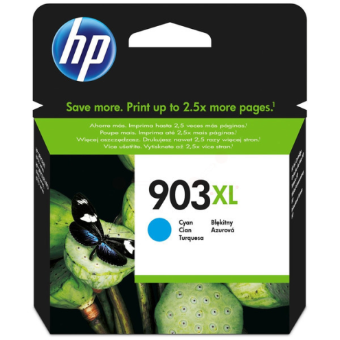 ORIGINAL HP 903XL Tintenpatrone cyan High-Capacity 750 Seiten, 8,50 ml (T6M03AE)