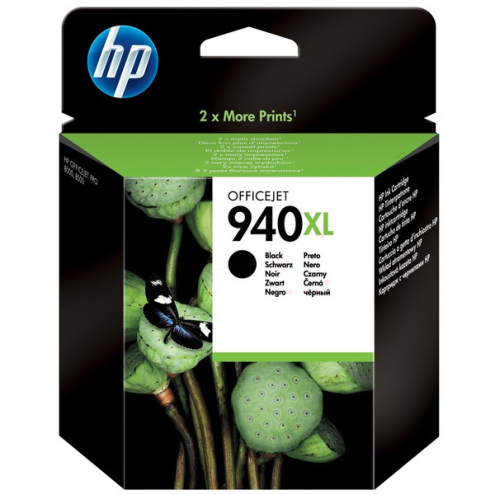ORIGINAL HP 940XL Tintenpatrone schwarz High-Capacity 2.200 Seiten, 59,50 ml (C 4906 AE)