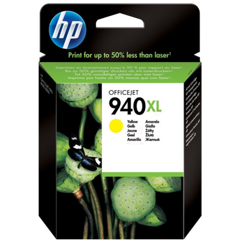 ORIGINAL HP 940XL Tintenpatrone gelb High-Capacity 1.400 Seiten, 19,50 ml (C 4909 AE)