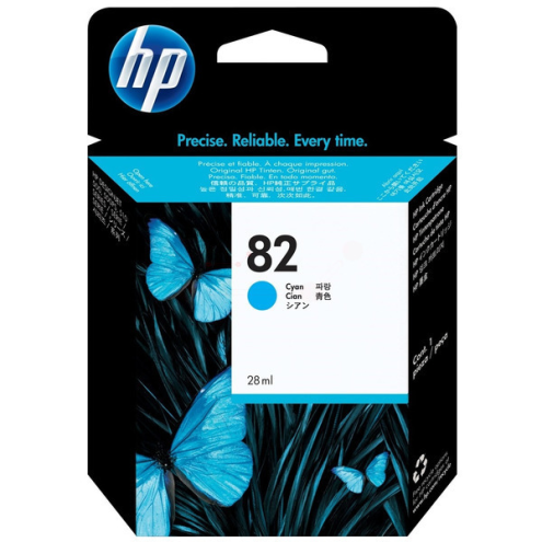 ORIGINAL HP 82 Tintenpatrone cyan 4.300 Seiten, 69,00 ml (C 4911 A)