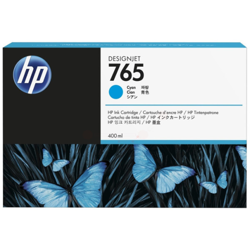 ORIGINAL HP 765 Tintenpatrone cyan 400,00 ml (F9J52A)